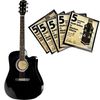 Fender Squier SA-105CE BK Bundle 2