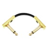 Rockboard Flat Patch Cable Gold 5 cm