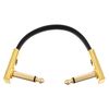 Rockboard Flat Patch Cable Gold 10 cm