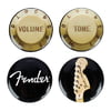 Fender 4-Pack Button Set