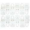 Holdon Midi Clip White 12pcs Pack