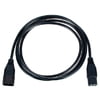 Varytec extension cord IEC-m/IEC-f 2,0