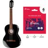 Thomann Class. 4/4 Guitar Black Bundle