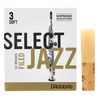 DAddario Woodwinds Select Jazz Filed Soprano 3S