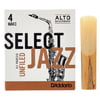 DAddario Woodwinds Select Jazz Unfiled Alto 4H