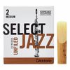 DAddario Woodwinds Select Jazz Unfiled Soprano 2M
