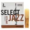 DAddario Woodwinds Select Jazz Unfiled Soprano 3H