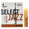 DAddario Woodwinds Select Jazz Unfiled Soprano 4M