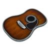 Rockys Belt Buckle Western Guitar