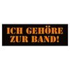 Bandshop Sticker Ich gehöre zur Band !