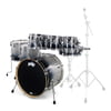 DW PDP CM7 Silver to Black