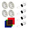 Varytec PAR 64 lang poliert Bundle