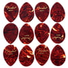 Fender Pick Set Teardrop 354 Heavy
