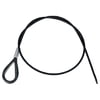 Stairville Steelwire Safety 100cm/5mm Bk