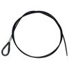 Stairville Steelwire Safety 200cm/5mm Bk