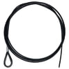 Stairville Steelwire Safety 400cm/5mm Bk