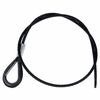 Stairville Steelwire Safety 100cm/6mm Bk