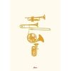 My World Brass Instrument Greeting Card