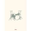 My World Drums Greeting Card