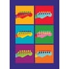 My World Pop Art Guitars Greeting Card