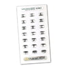 C.A. Seydel Söhne Key Sticker Set 1847 NOBLE Std