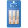 DAddario Woodwinds Royal Tenor Sax 2.0 - 3-Pack