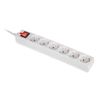 REV Ritter Power Strip 6Way Switch OVP WH
