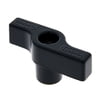 Doughty Knob M12 Hand Screw Black