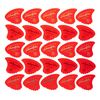 Sharkfin Pick Goldprint Soft Red 25