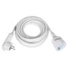 Brennenstuhl Flat Plug Ext. H05VV-F 5m WH