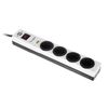 Brennenstuhl Hugo Power Split 4-Way OVP BW