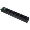 Brennenstuhl Eco-L 6 Way Split Sw 1,5m BK