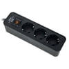 Brennenstuhl Ecolor Power Strip 3 Way BK