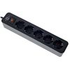 Brennenstuhl Ecolor Power Strip 5 Way BK