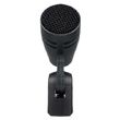 Sennheiser E604, Microphone dynamique pour intruments, Idéal pour la prise de son de toms, caisses claires, percussions, Directivité: Cardioïde, Réponse en fréquence: 40 - 18.000 Hz, Sensibilité: 1,8 mV/Pa à 1 kHz, Logement en matière plastique enforcé de fibre de verre, Insensible aux chocs, Dimensions (à x L): 33 x 59 mm, Poids sans câble: 60 g, Pince pour fût MZH 504/604 et trousse incl.