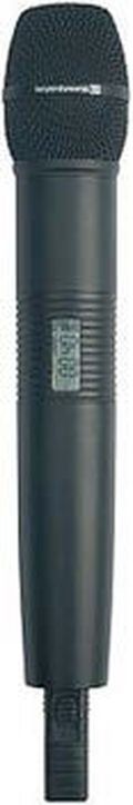 Handheld microphone with built-in transmitter