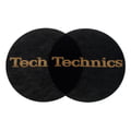 Technics Slipmat Black/Gold Logo