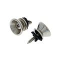 Harley Benton Strap Knob Set Chrome