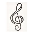 Design-Studio Worms Sticker Treble Clef Anthacite1