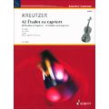 Schott Kreutzer 42 Etudes Violin