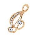 Music Sales Brooch: Small Treble Clef