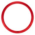 Bass Drum O's 6" Red Chrome round HCR6