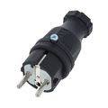 PCE Rubber Safety Plug EU/B/F Bk