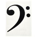 Design-Studio Worms Sticker Bass Clef