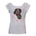 Cotton Music DJ Electronic Lady T-Shirt L