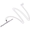 Rockys Necklace Flute Silver