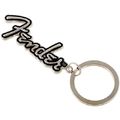 Fender Logo Key Chain Silver/Black