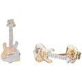 Rockys Stud Earrings Guitar Gold