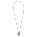 Timber Tones Necklace with Plectrum White