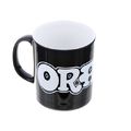 Orange Mug with White Logo